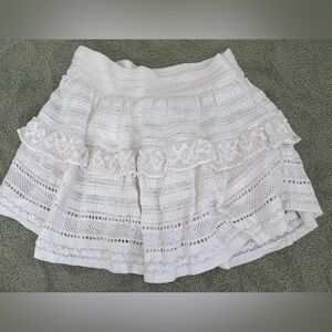 Aerie Rock and Ruffle Mini Skirt